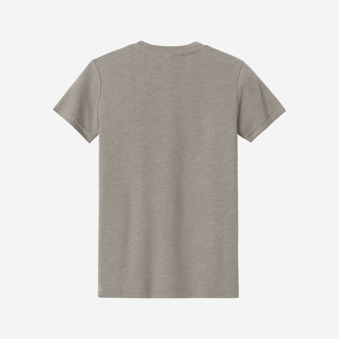 Youth Tee in Heather Stone