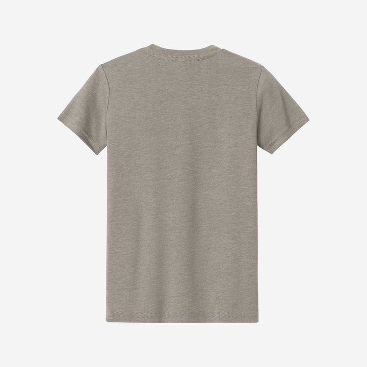Youth Tee in Heather Stone