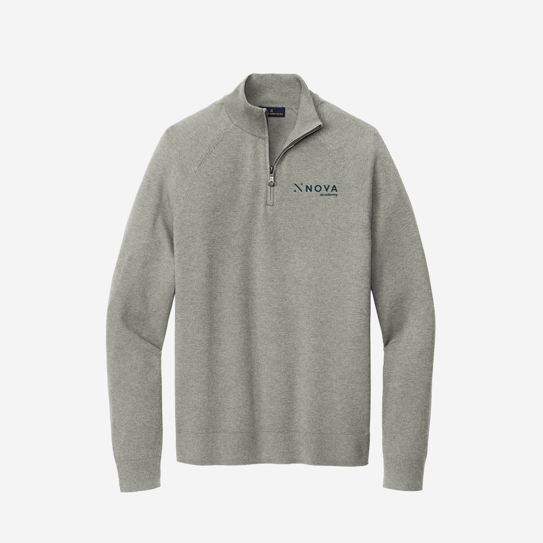 Brooks Brothers® Cotton Stretch 1/4-Zip Sweater