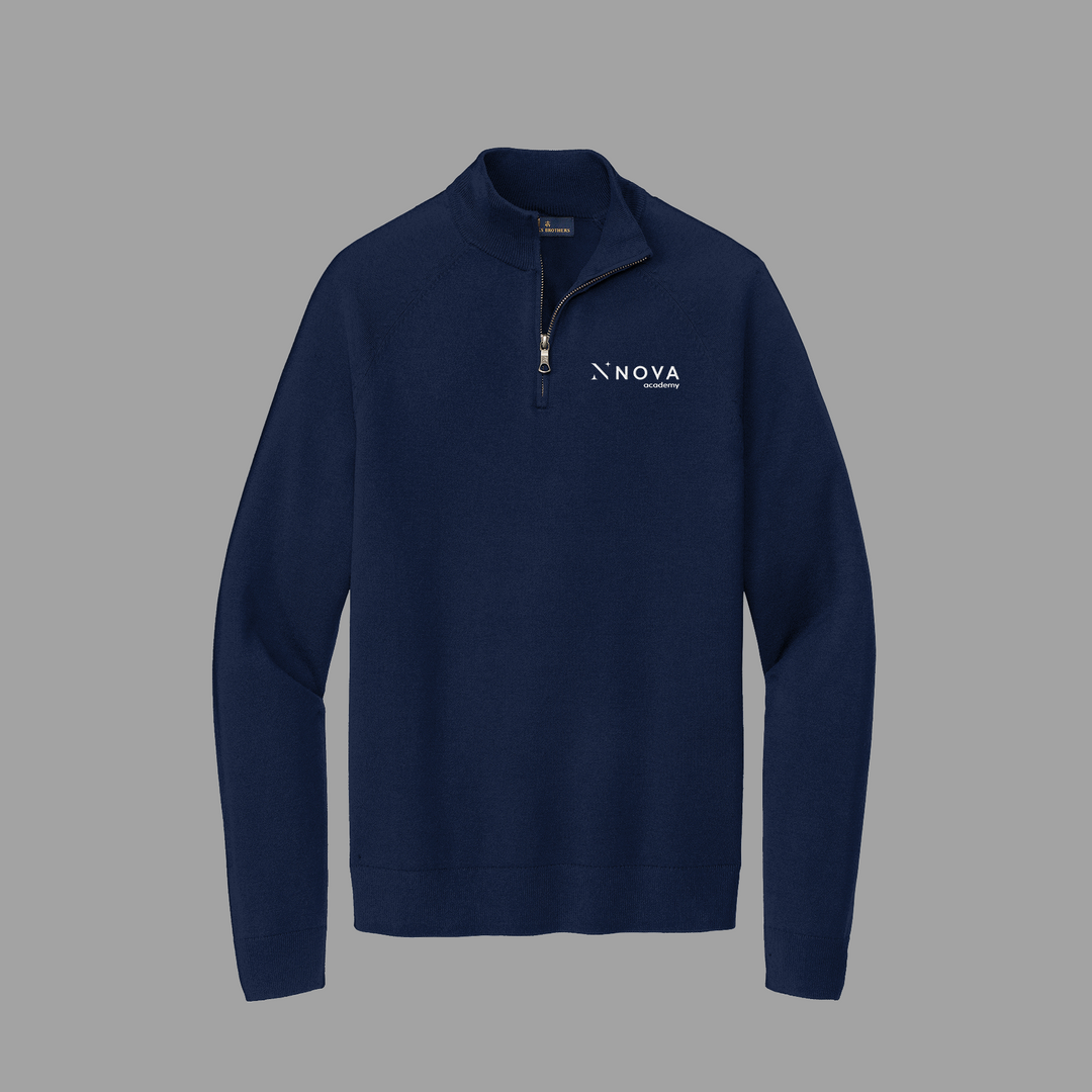 Brooks Brothers® Cotton Stretch 1/4-Zip Sweater