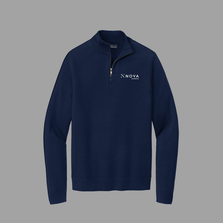 Brooks Brothers® Cotton Stretch 1/4-Zip Sweater